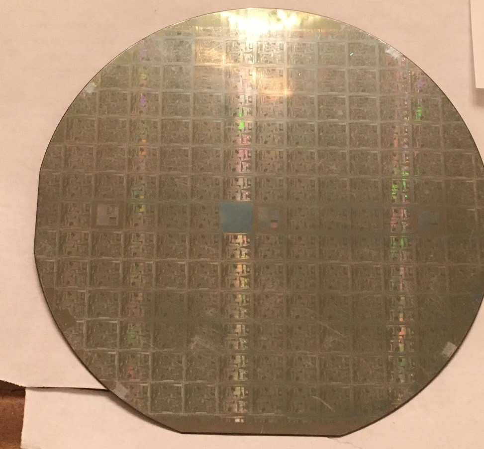 4" Xerox Printer Silicon Wafer 1980s Rare