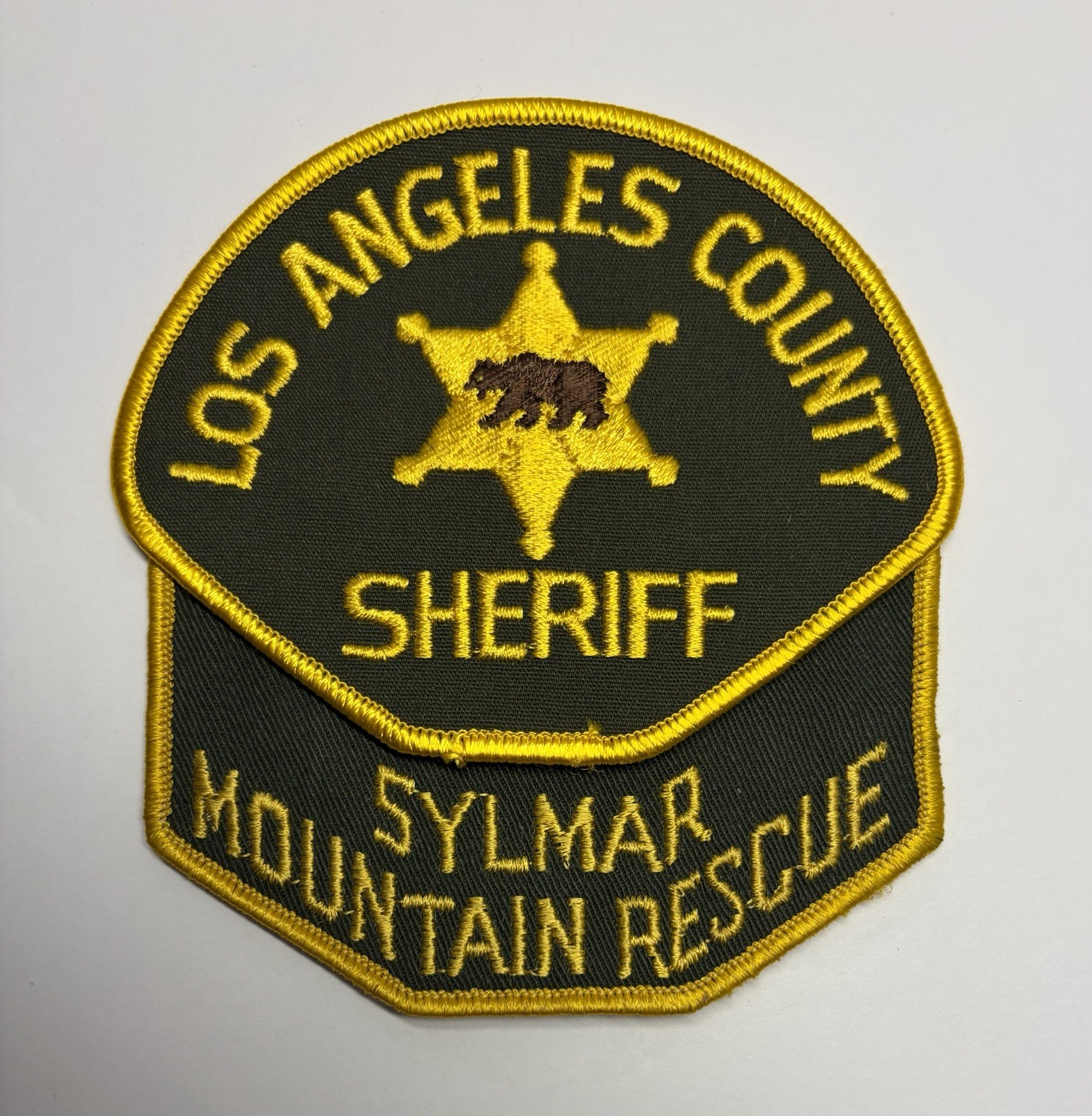 VINTAGE CALIFORNIA LOS ANGELES COUNTY SHERIFF SYLMAR MOUNTAIN RESCUE UNIT #D25