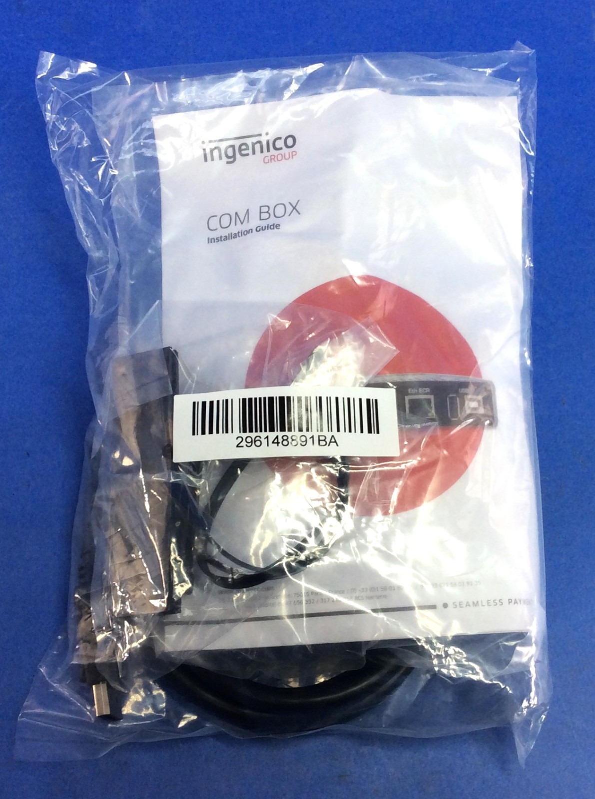 Ingenico COM BOX Kit for Lane 5000 7000 POS Ethernet Interface Module - NEW