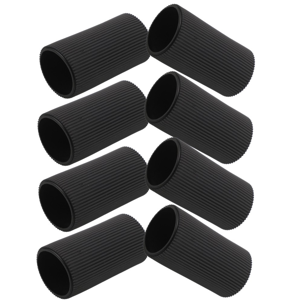Durable Rubber Piano Stand Feet Covers Anti Skid Replacement Caps Black