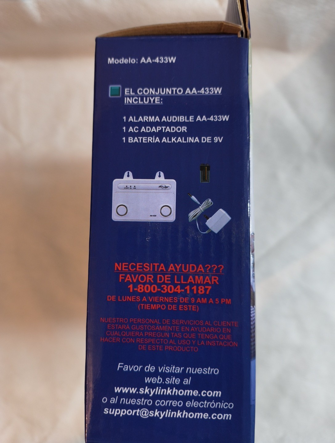 SkyLink Wireless Security System Alarm Kit Model SC-10 AA-433w Open Box New