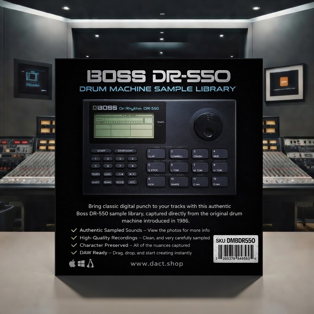 Boss DR-550 Drum Machine Sample Library