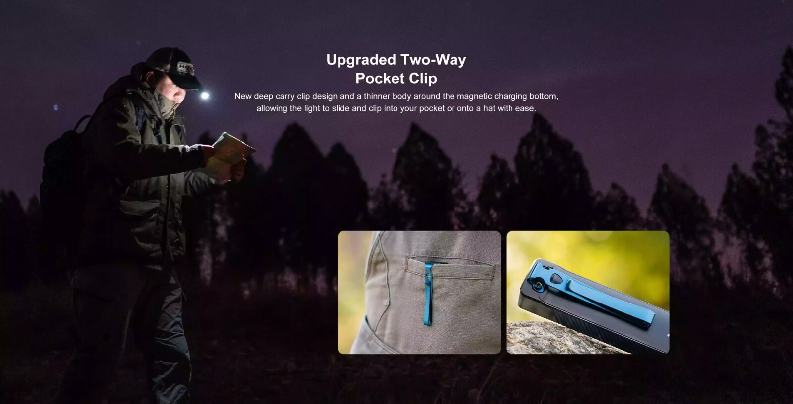 Olight Arkfeld UV + White LED Flashlight, 1000 Lumens