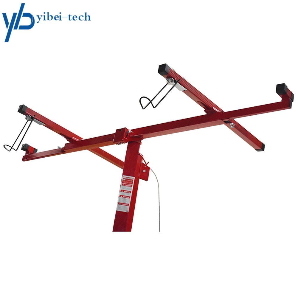 16FT Drywall Lift Plasterboard Panel Rolling Lifter Lockable Industrial Tool