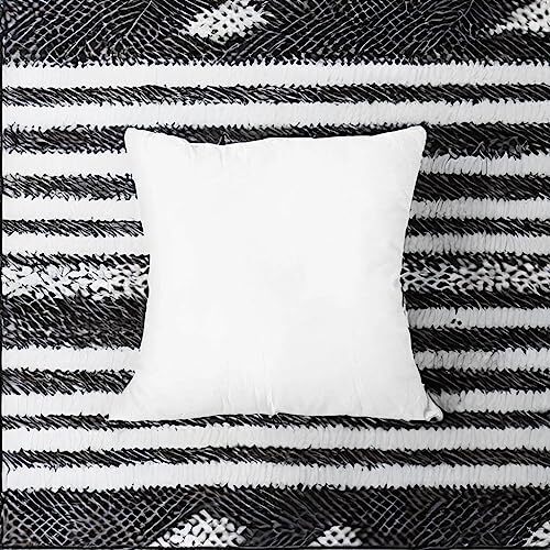22" x 22" Throw Pillow Inserts Outdoor Pillows Water-Resistant Square Form Cu...