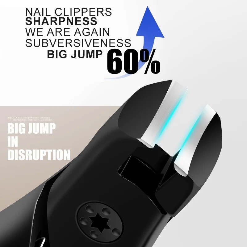 Toenail Scissors Set Extra Large Opening Sharp Ergonomic Thick Nails