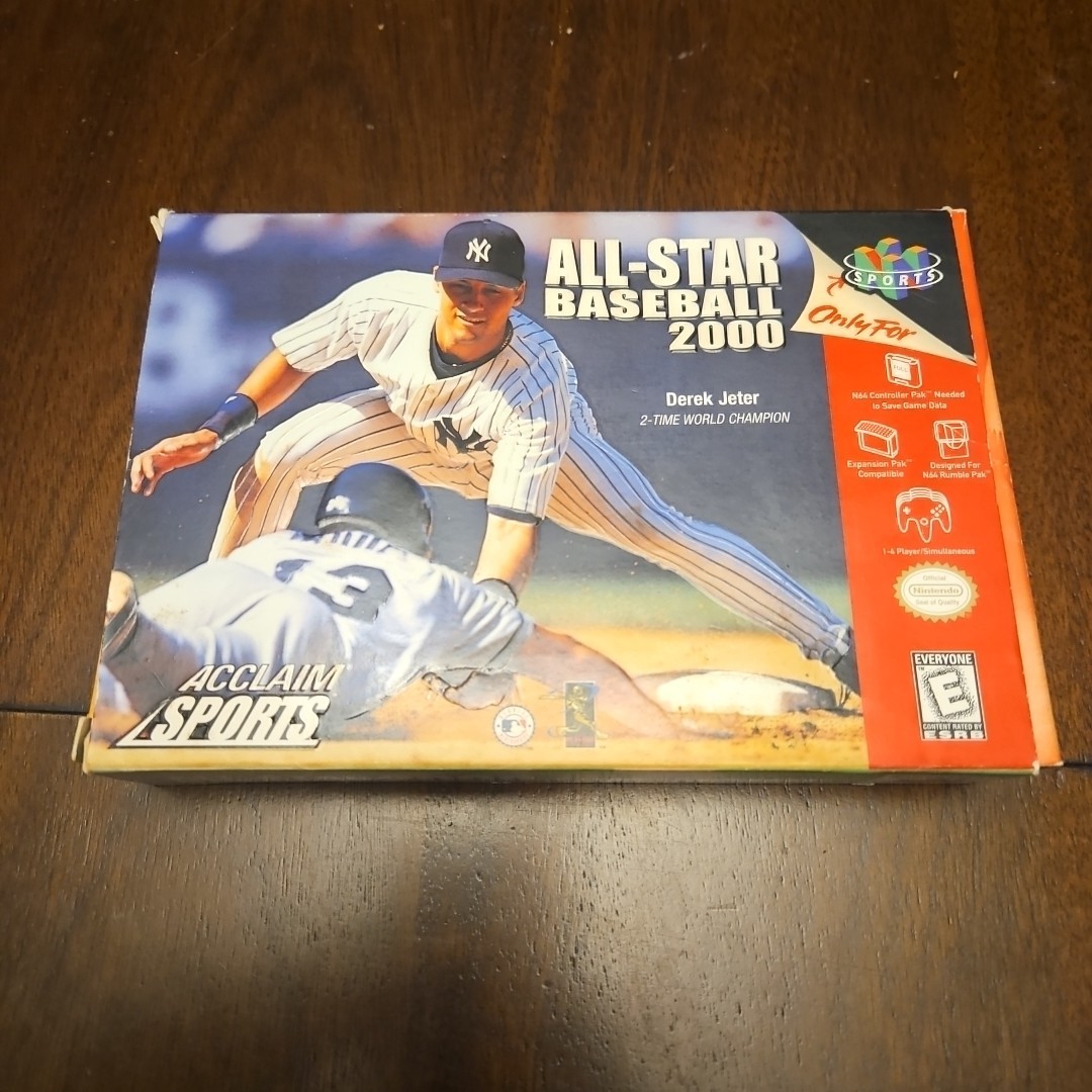 All-Star Baseball 2000 (Nintendo 64, N64) - Complete CIB - Tested - Authentic