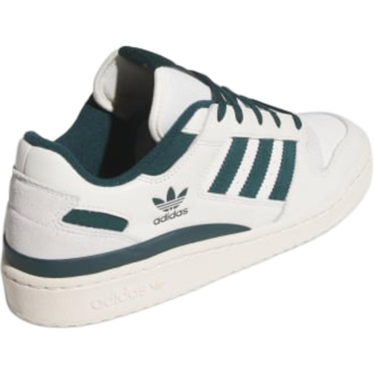 Adidas Originals FORUM Low top Skateboard Shoes Men's White Green - JQ0207