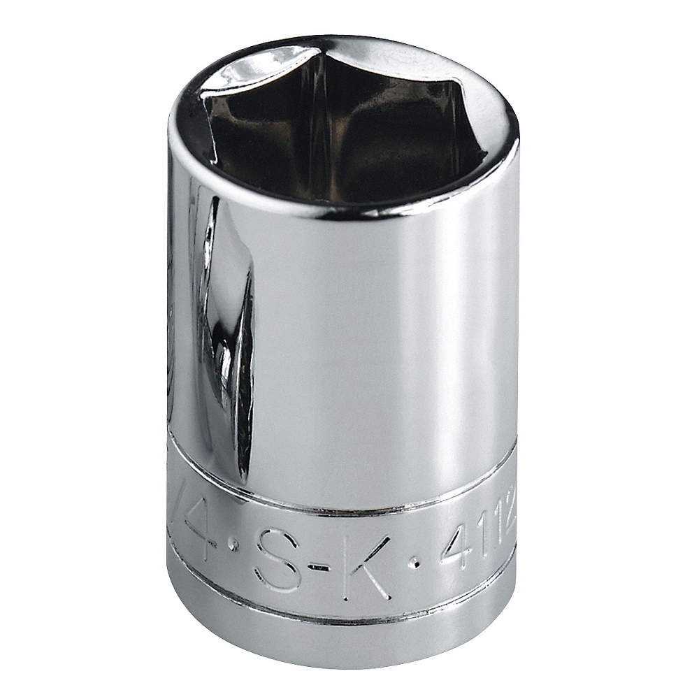 SK PROFESSIONAL TOOLS 2321 Socket, Steel, Chrome, 21 mm 20K805