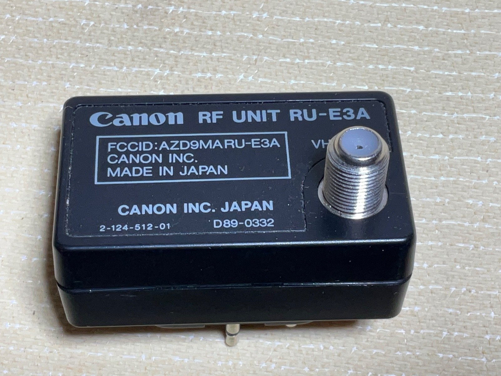Vintage Canon RF Unit RU-E3A Video Adapter - Made in Japan
