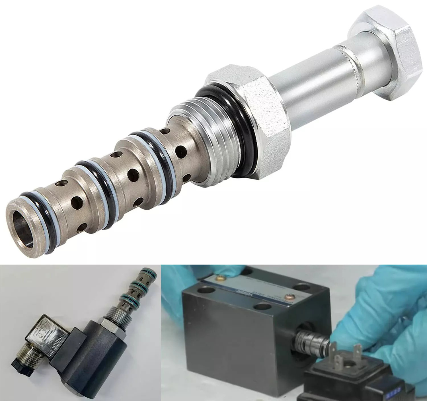 For Hydraforce SV08-40-0-N-00 Spool Valve 4-Way 3 GPM Solenoid-Cartridge Valve