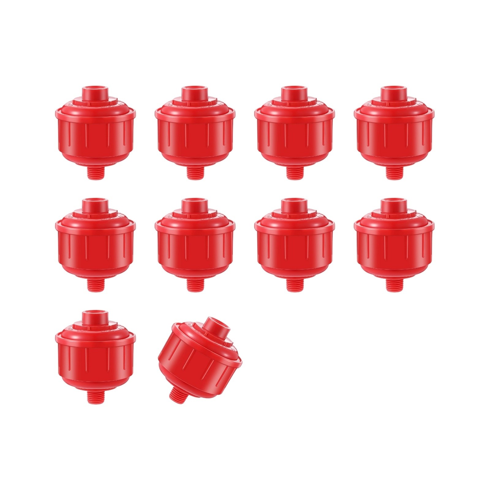 Nispira Disposable Mini Air & Water Spray Gun Filters Standard 1/4-Inch, 10 Pack