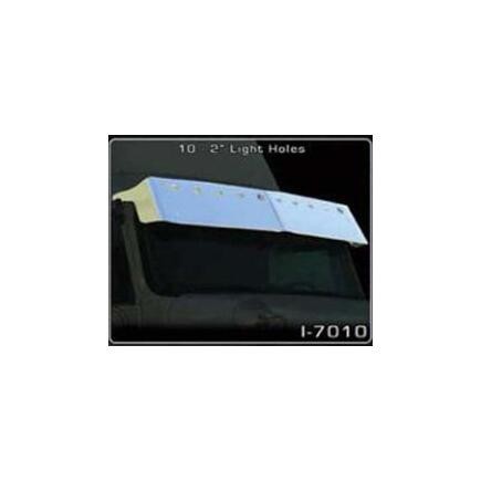 Aranda I-7010 International 9000 I Series Trucks Stainless Drop Visor 13 Inch Ha