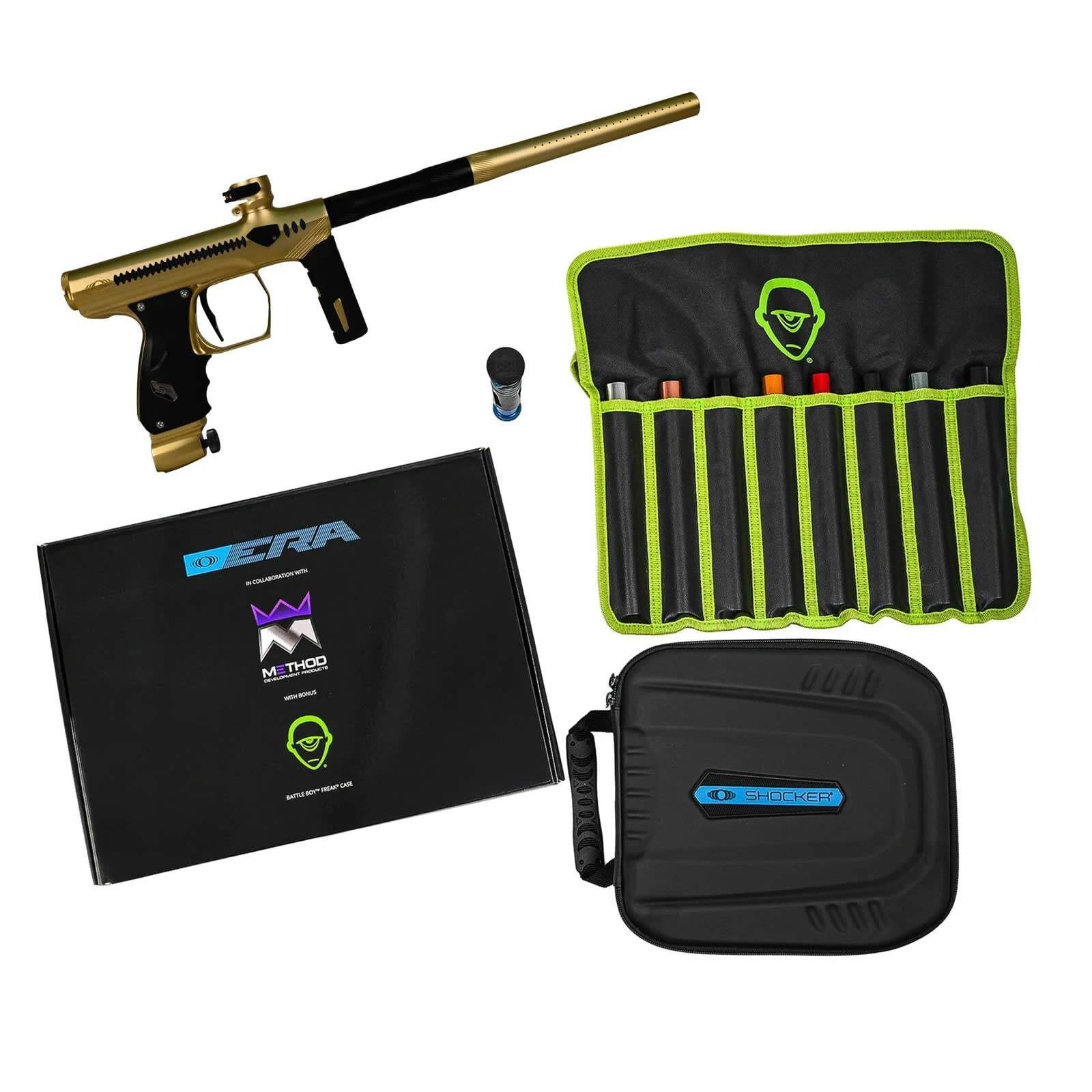 Method Shocker ERA Paintball Marker - Gold / Black