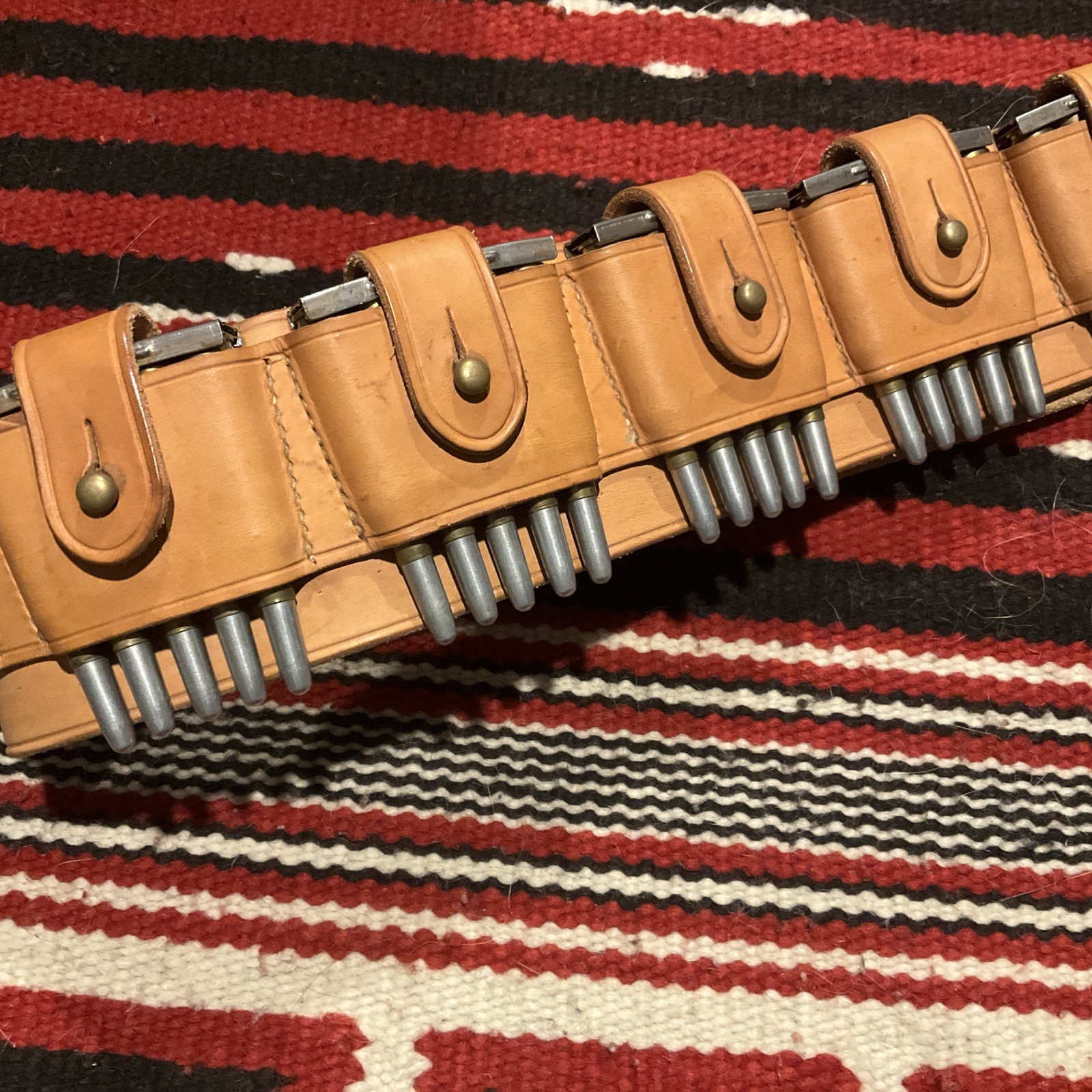 Mexican Mauser Leather Bandolier (reproduction)
