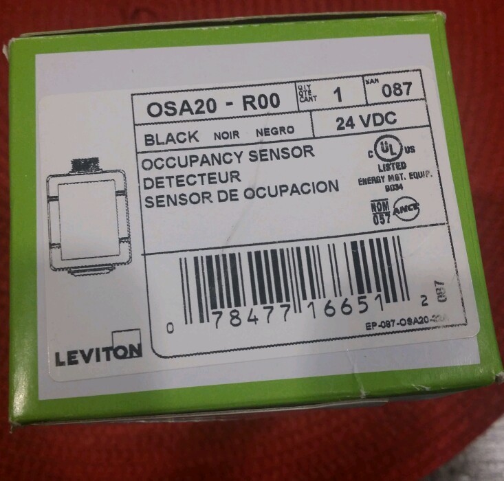 Leviton Occupancy Sensor ADD-A-RELAY Power Pack OSA20-R00  NIB HVAC RELAY