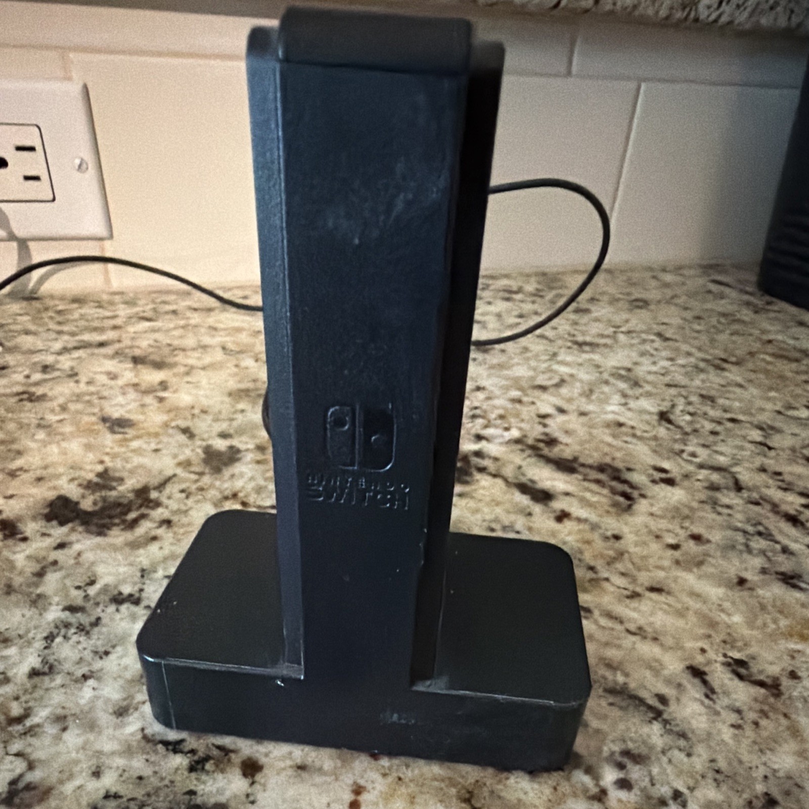 Nintendo Switch Wired Charging Dock Stand Black w/ Charging Indicator