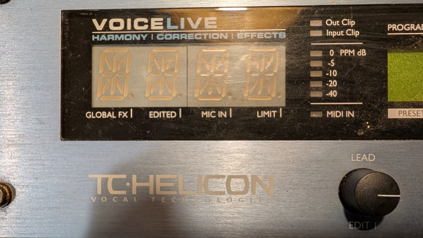 VoiceLive Harmony Correction Effects Vocal Processor