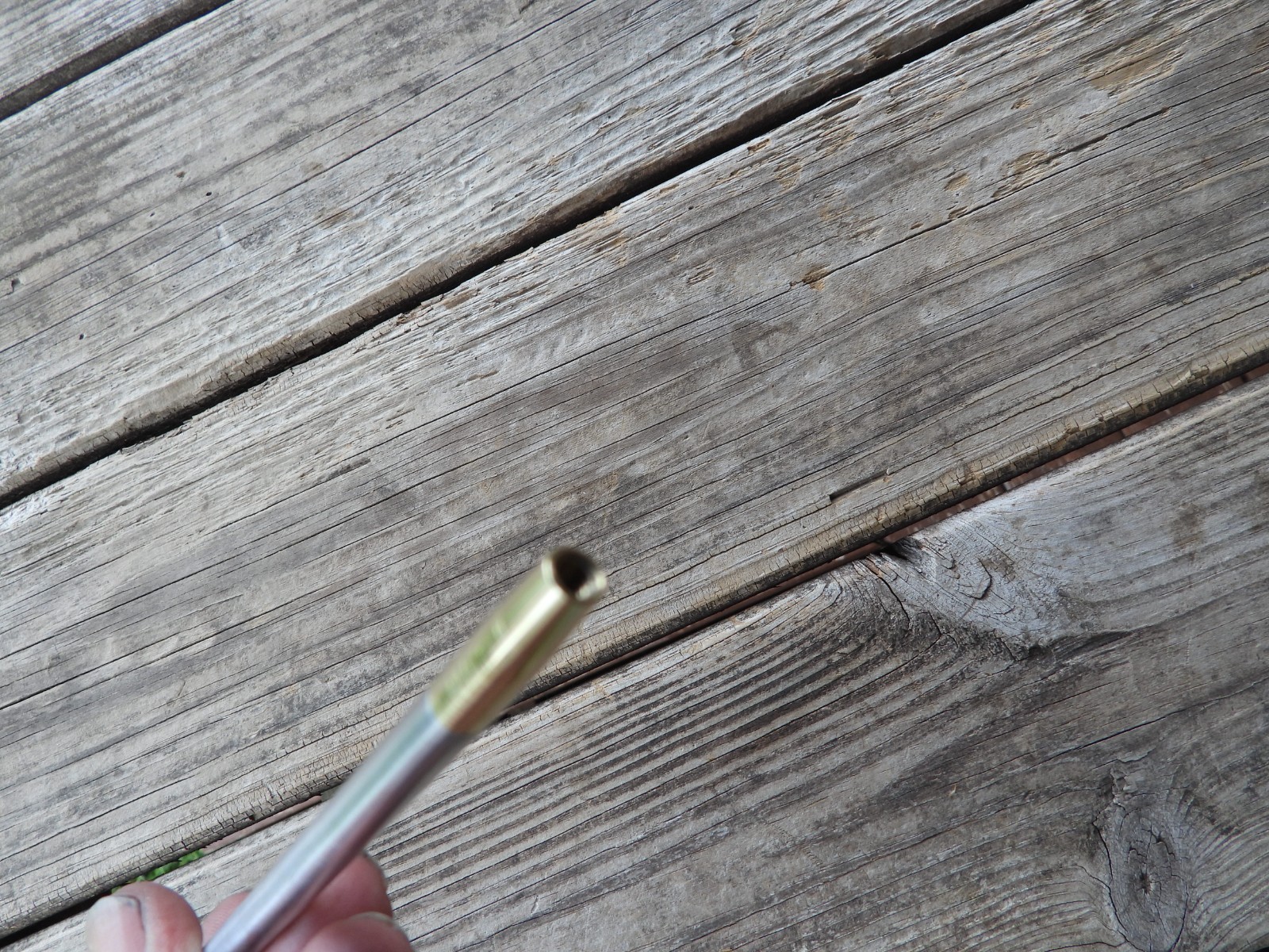 Custom 5/16 X 12" Pistol Ramrod Solid Aluminum With Brass Threaded Ends
