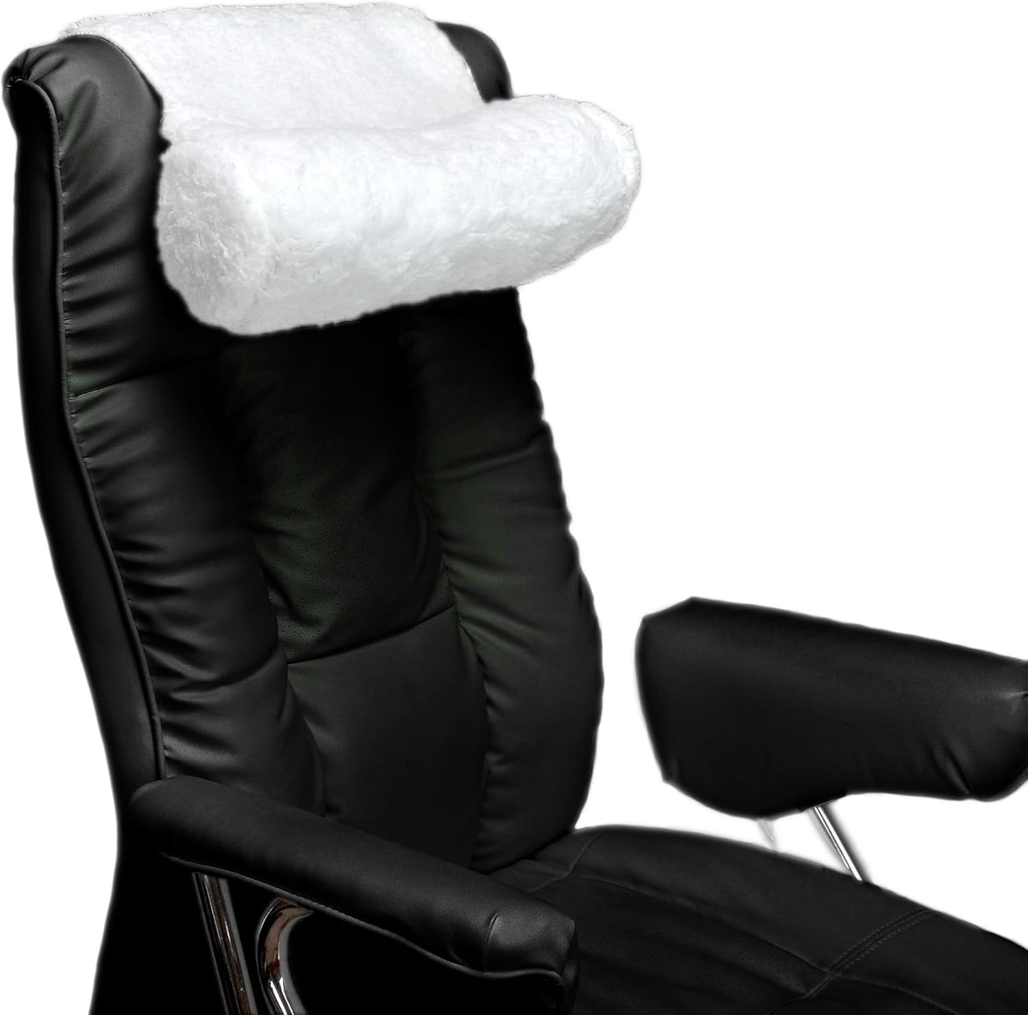Roe & Moe Recliner Neck and Head Pillow Non Slip Fleece Couch Support Large