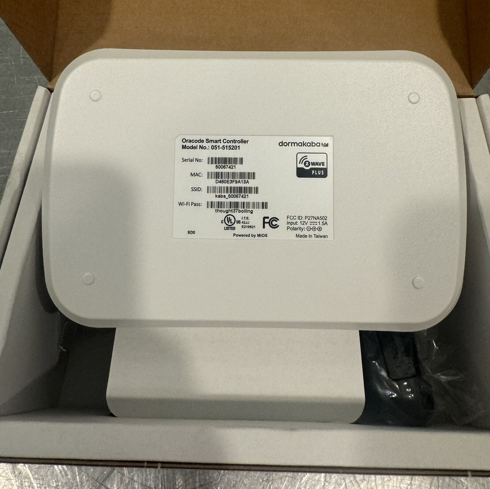 Dormakaba 051-515201 Oracode Smart Controller NEW IN BOX! FREE SHIPPING!