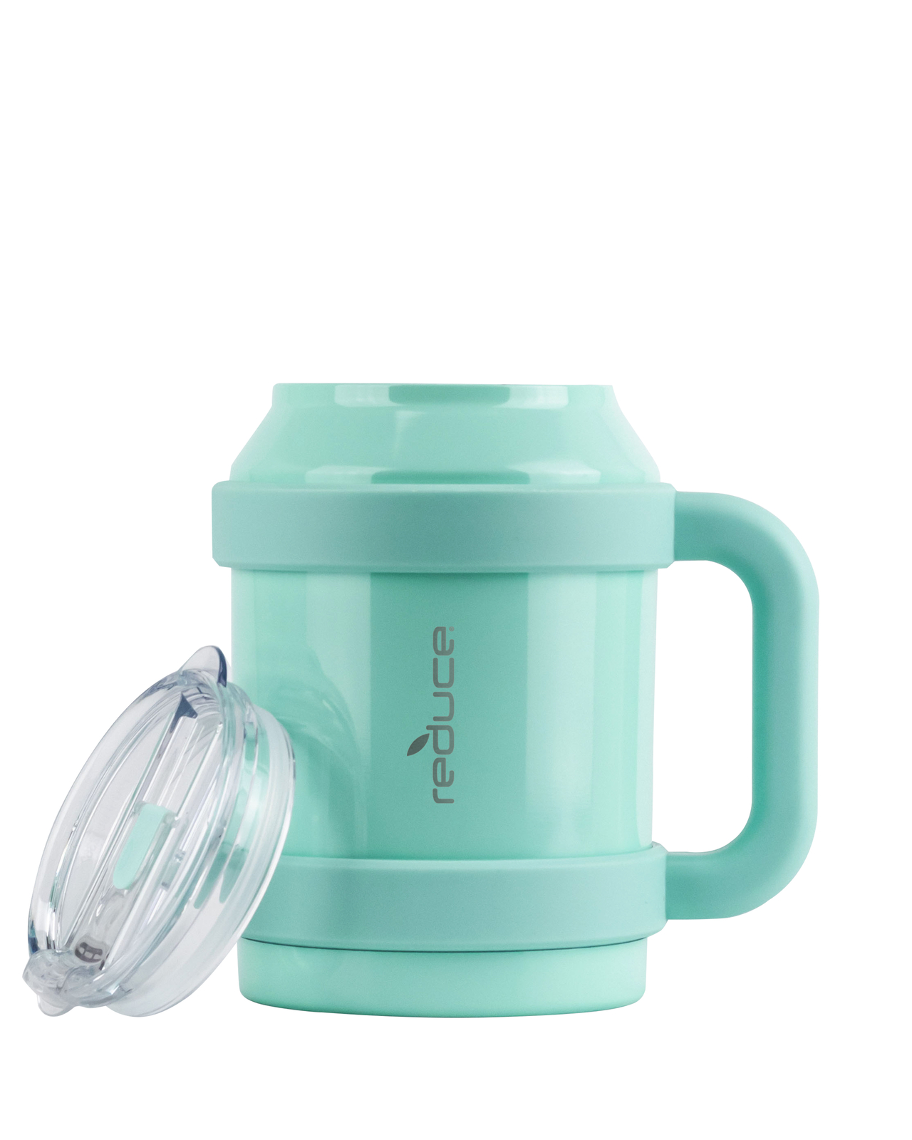 Reduce 50oz Stainless Steel Mug With Straw, Lid & Easy-Carry Handle, Mild Mint