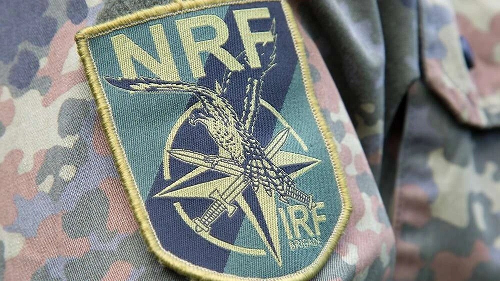 NATO RESPONSE FORCE NRF E. EUROPE DEPLOYMENT bordering UKRAINE vêlkrö OD PATCH