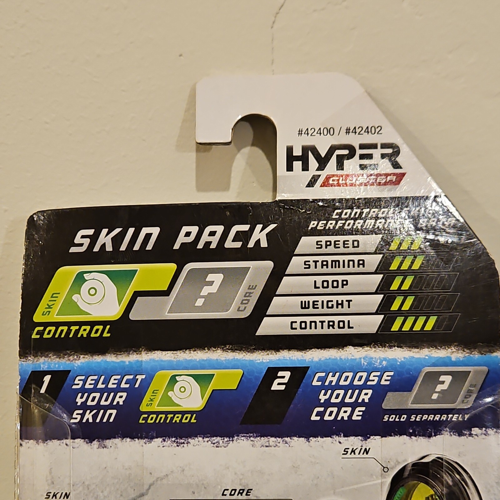 Hyper Cluster Yo-Yo Skin Pack, Rolling Katakana Control #42402 Bandai New