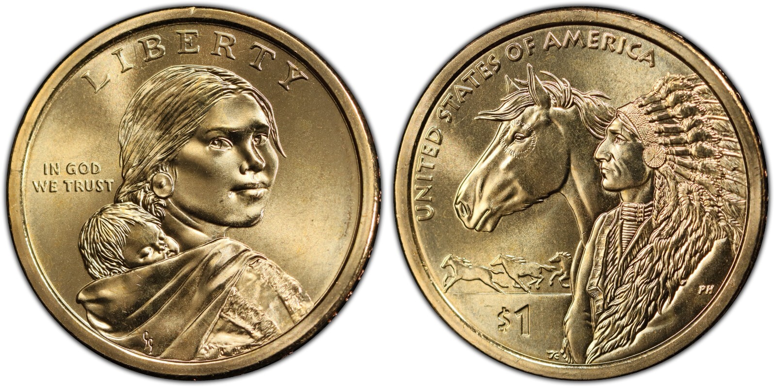 2012-D Trade Routes Sacagawea Native Dollar $1 Coin Denver mint NAD12