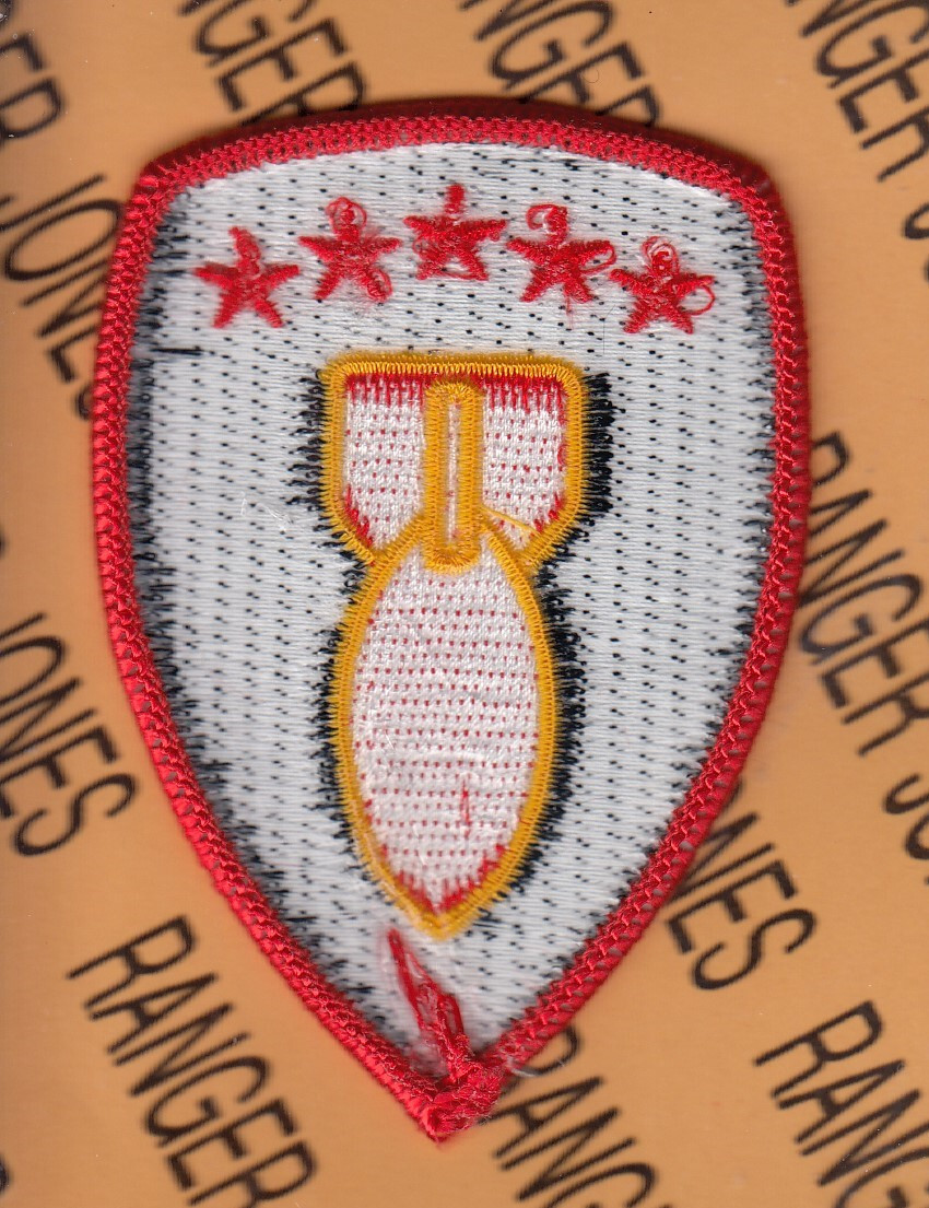 US Army 71st Ordnance Group EOD ~3.25" dress uniform patch m/e