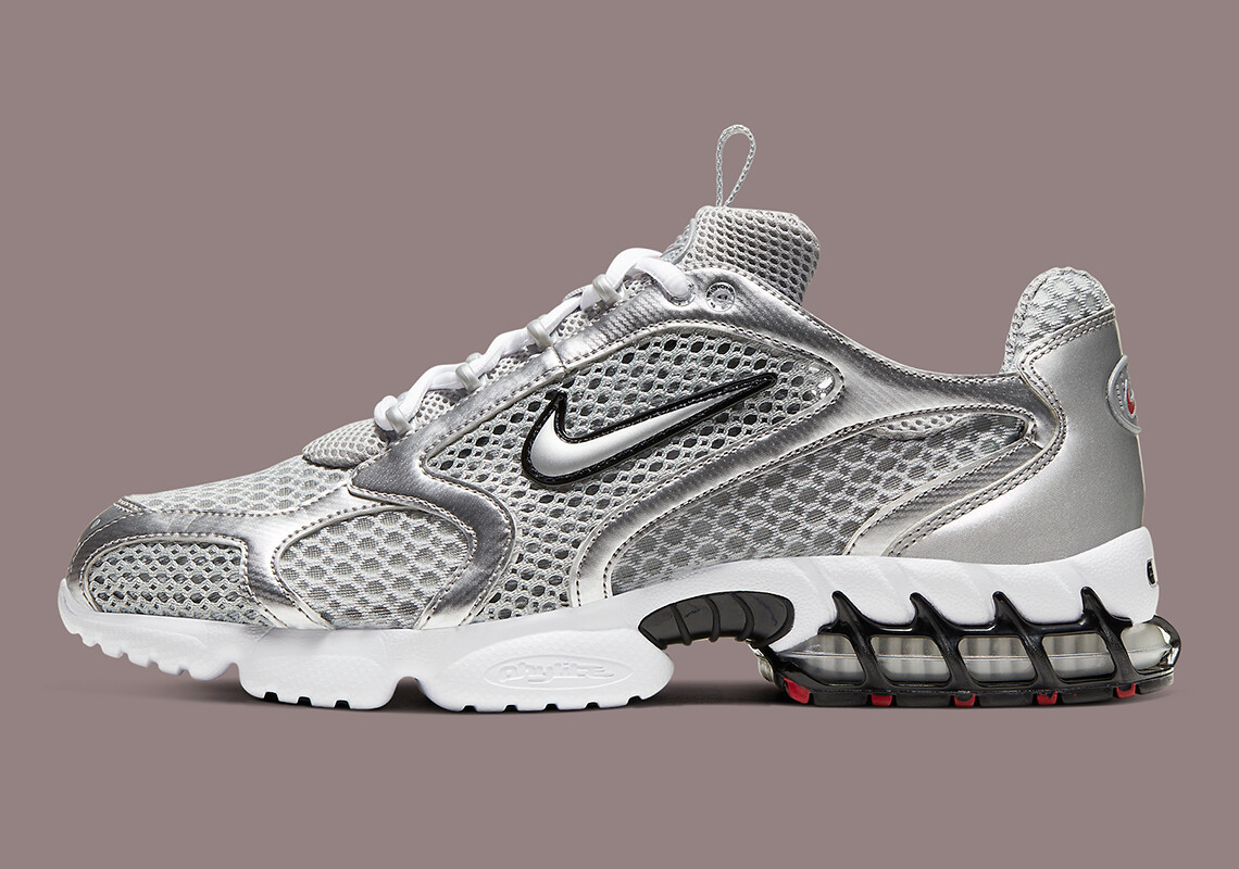Nike Air Zoom Spiridon Cage 2 Light Sandstone Silver CJ1288-001 Men's