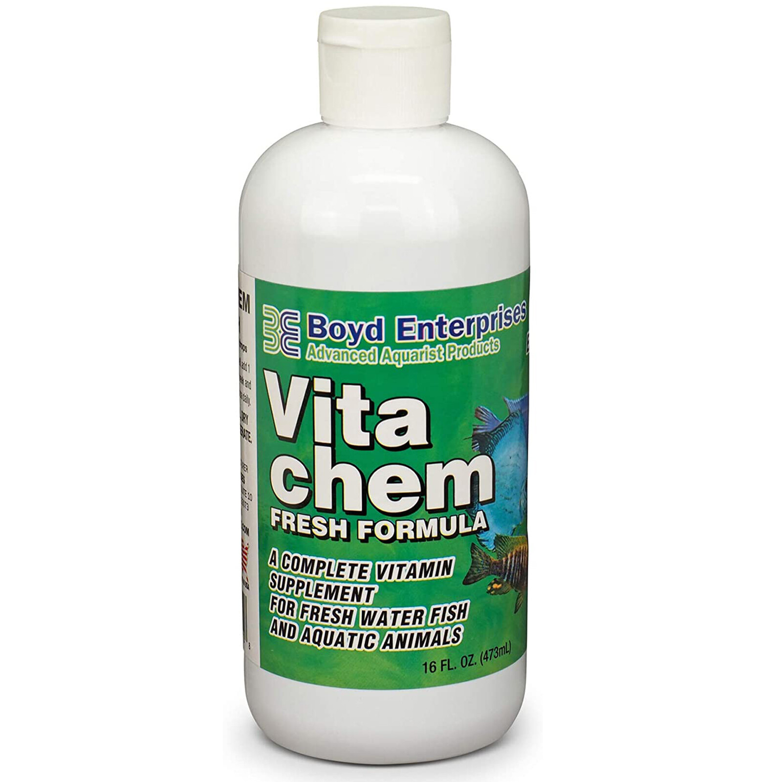 Boyd VitaChem Freshwater 16oz Complete Freshwater Fish Multi-Vitamin Supplement