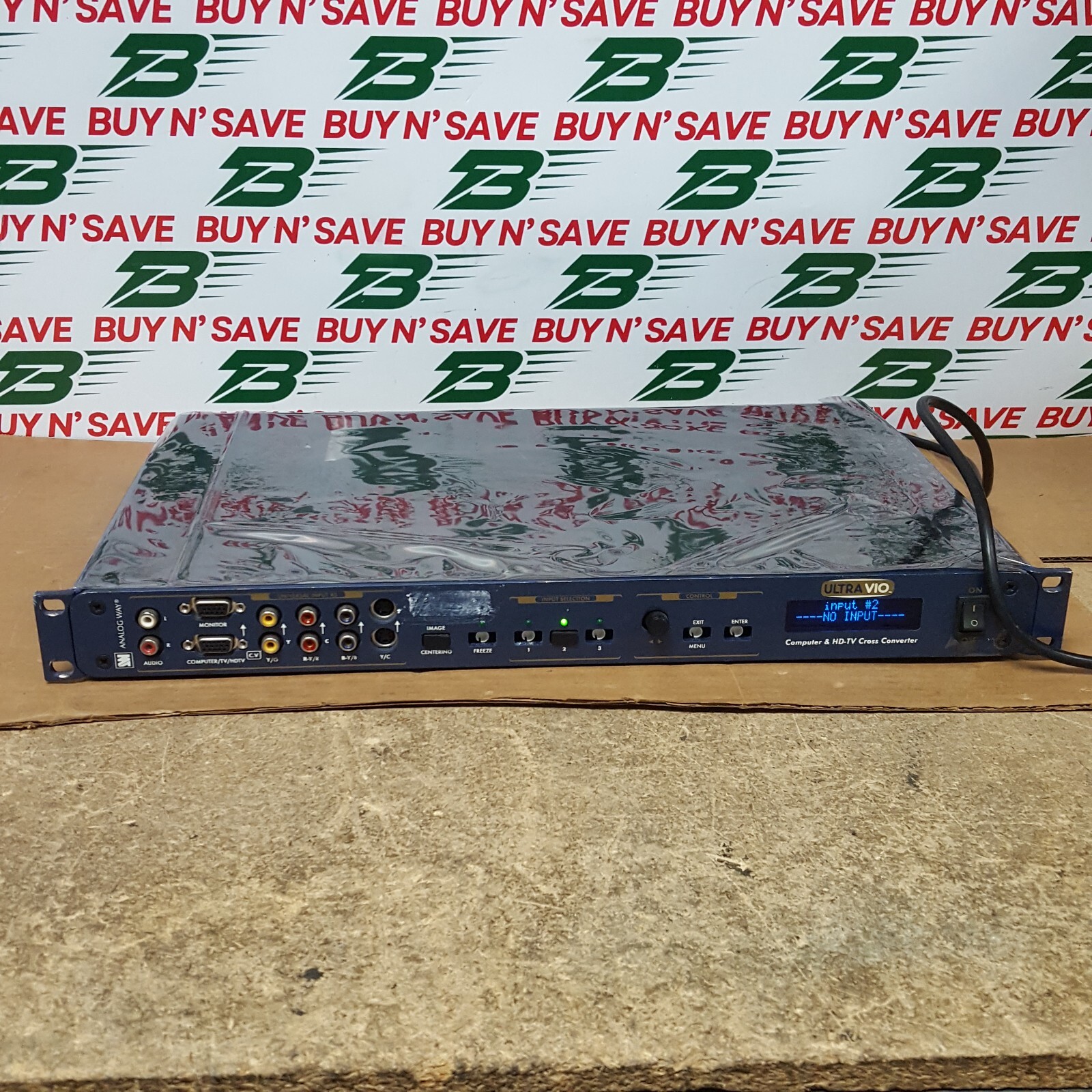 Analog Way VU301-IOD1 Ultra-VIO Computer & HD-TV Cross Converter -SeePics- PARTS
