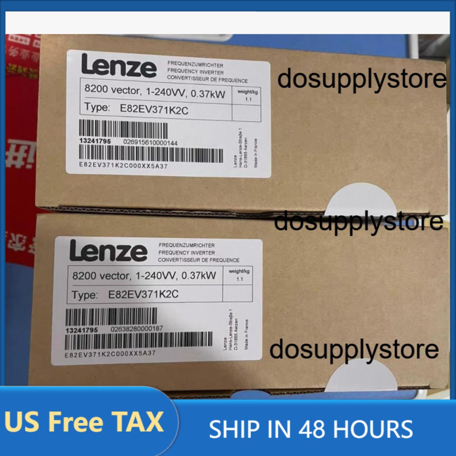 US Free TAX LENZE NEW E82EV371K2C E82EV371-2C E82EV371_2C Servo IN BOX