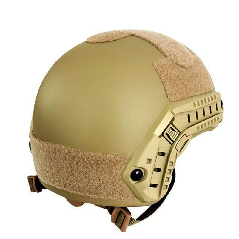 Tactical Uhmw-Pe Size M Ballistic IIIA Bullet Proof Helmet Medium DE