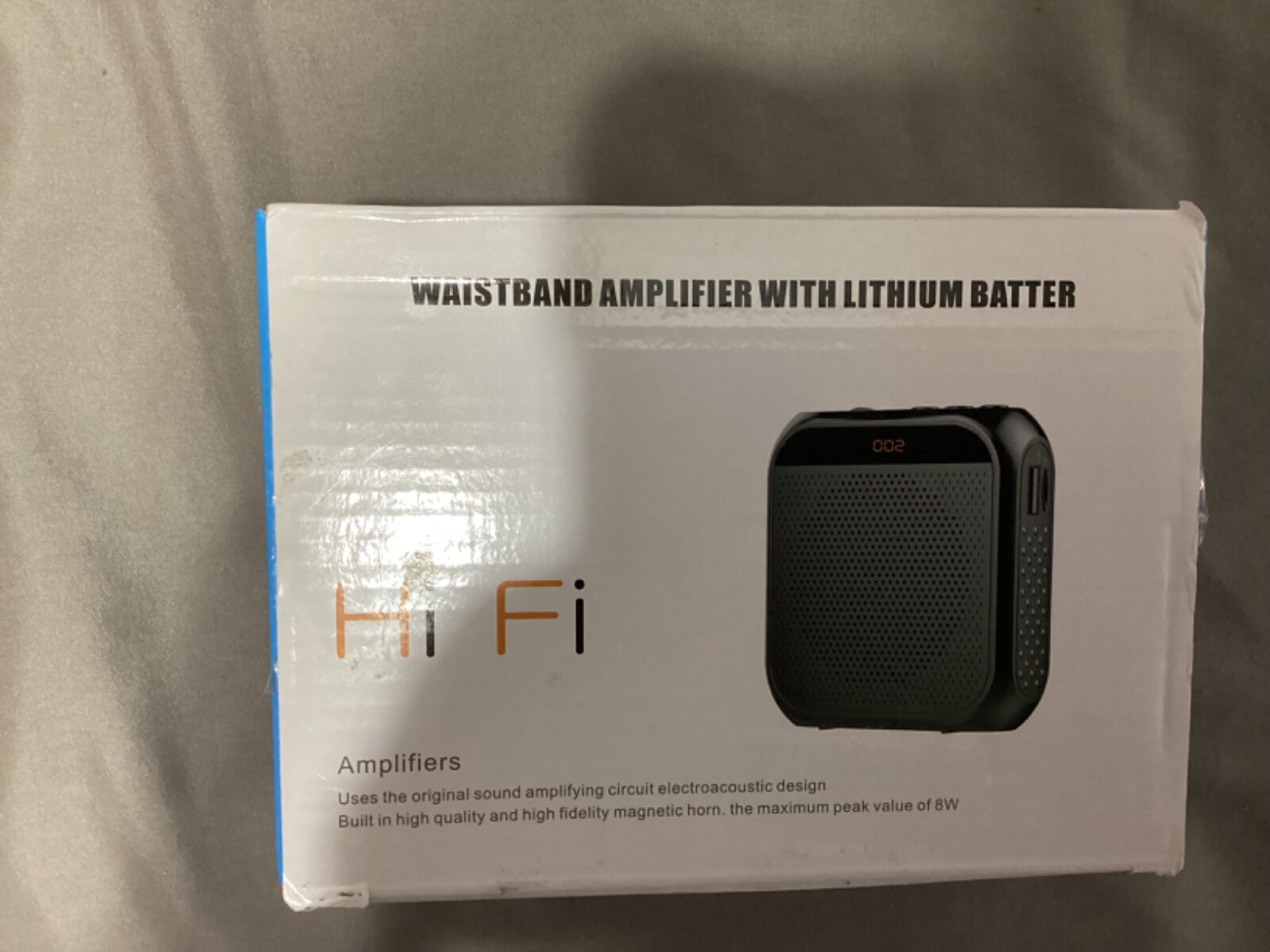 Jkoailiwi Hi Fi Wireless Waistband Voice Amplifier With Lithium Battery