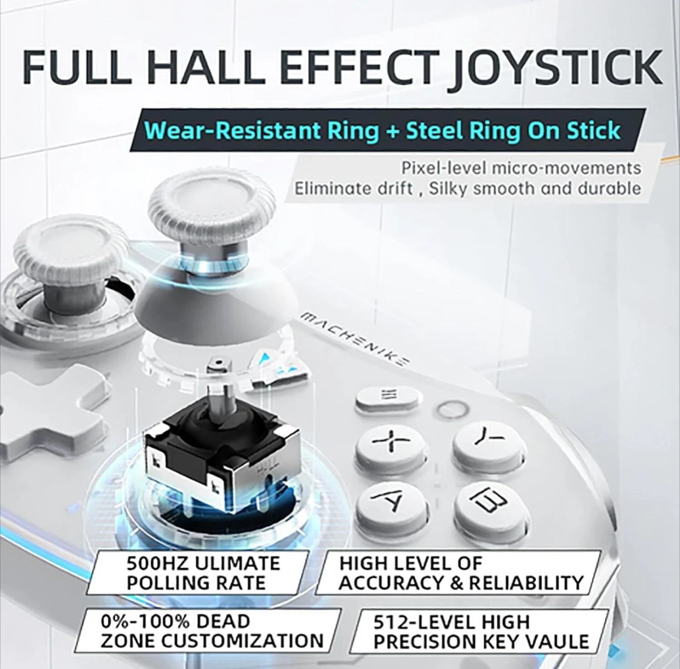 MACHENIKE G5 Pro Wireless Bluetooth ​Gamepad Game Controller For NS Android TV