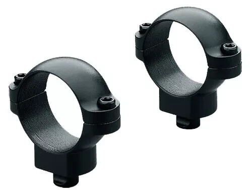 Leupold 49979 Quick Release Ring Set 1" Diameter High Black Matte