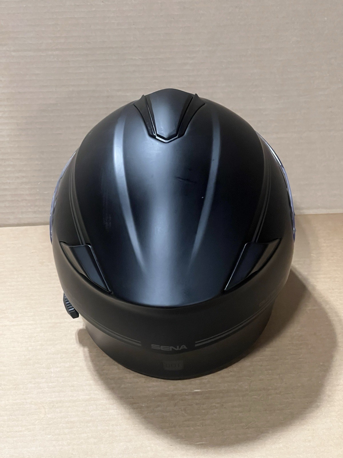 (M) Sena Outrush Modular Flip-up Motorcycle Helmet Matte Black Bluetooth