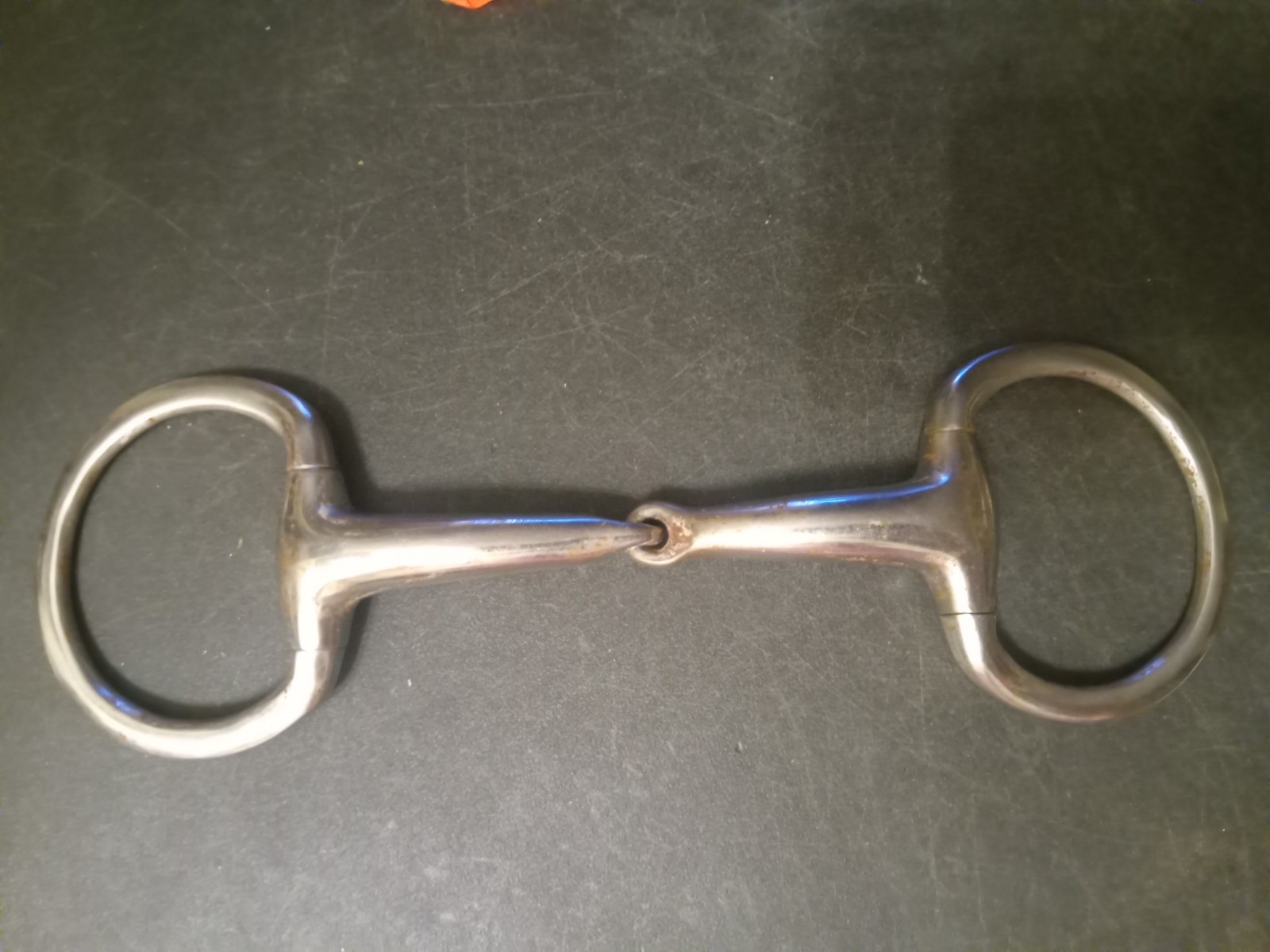 used eggbutt snaffle bit mouth 4 3/4 in