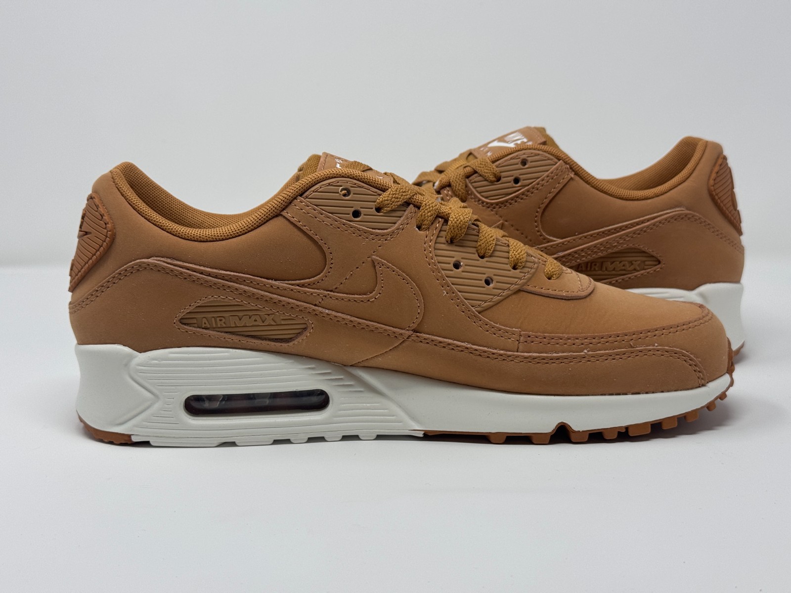 Nike Air Max 90 Premium Wheat Flax Sail Men's Shoes Sneakers New HJ3153-200