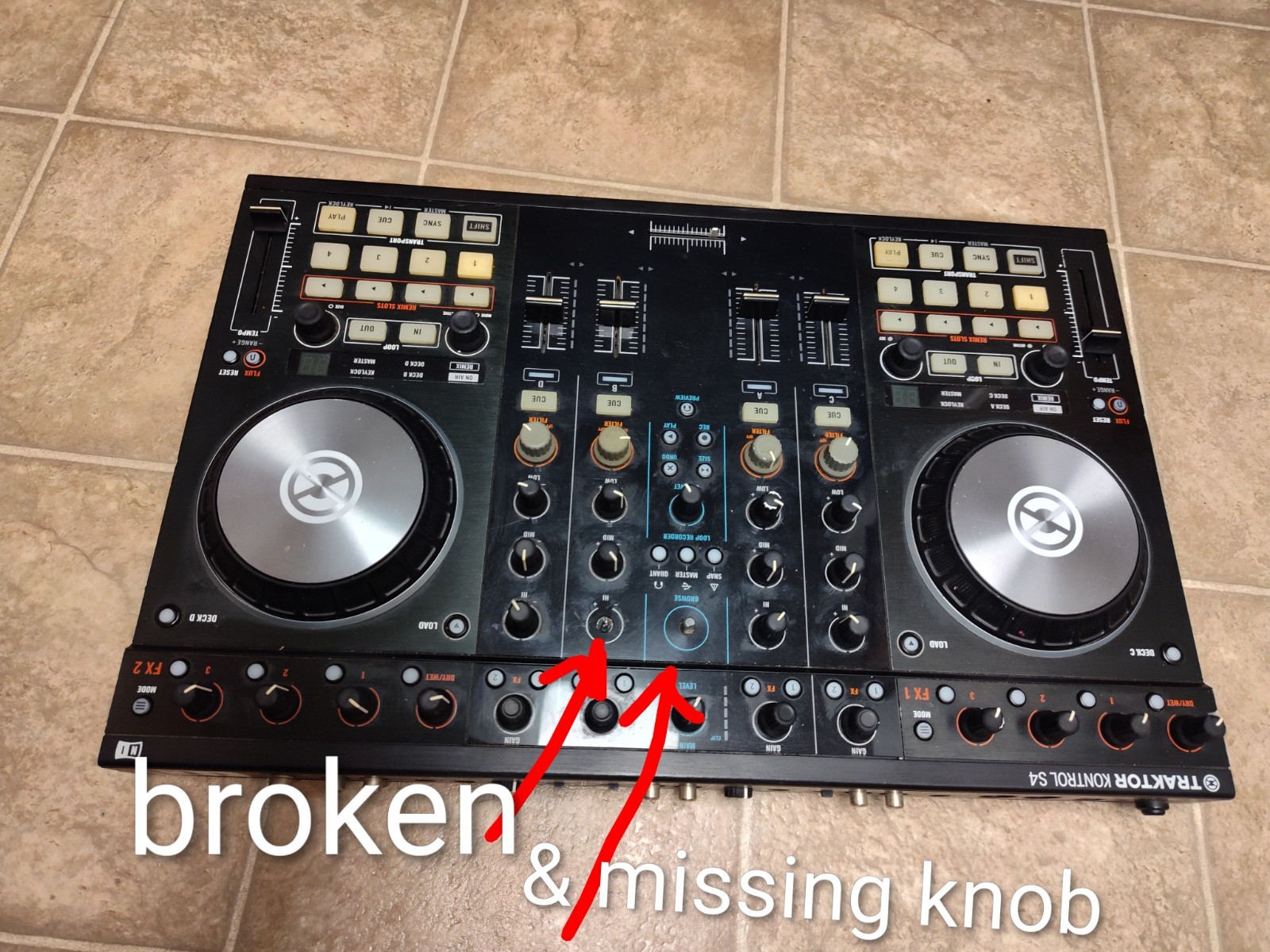 Native Instruments Traktor Kontrol S4 MK2 DJ Controller 4-Channel