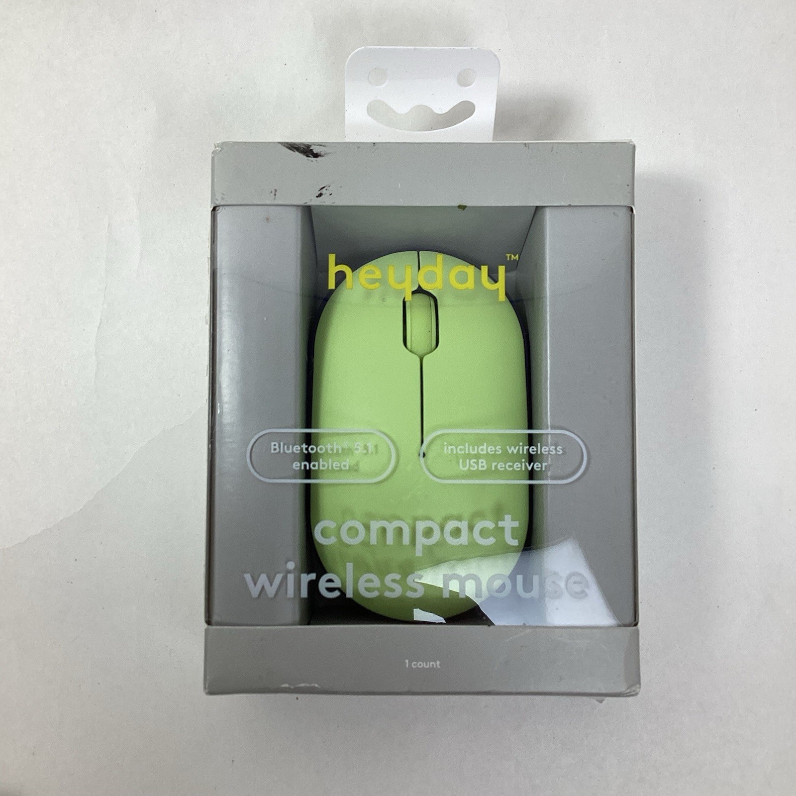 Heyday Compact Wireless Mouse ~ Pastel Lime ~ Great For On The Go