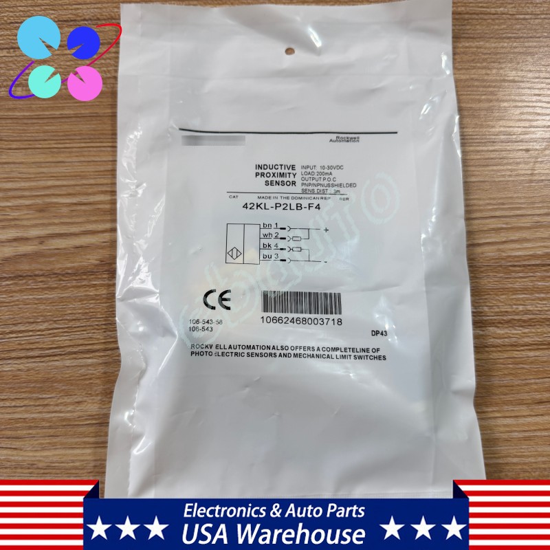 New For Allen Bradley 42KL-P2LB-F4 Photoelectric Sensor 3m Pole Retroreflective