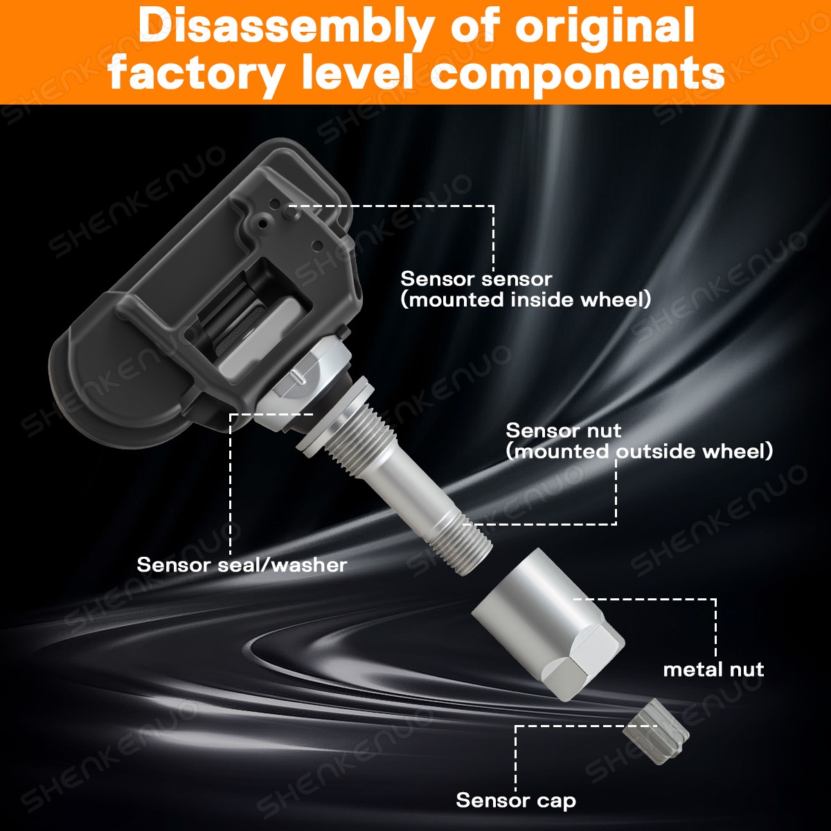 PACK TPMS Tire Pressure Sensor For MERCEDES A0009053907 A0009054100 A0009057200