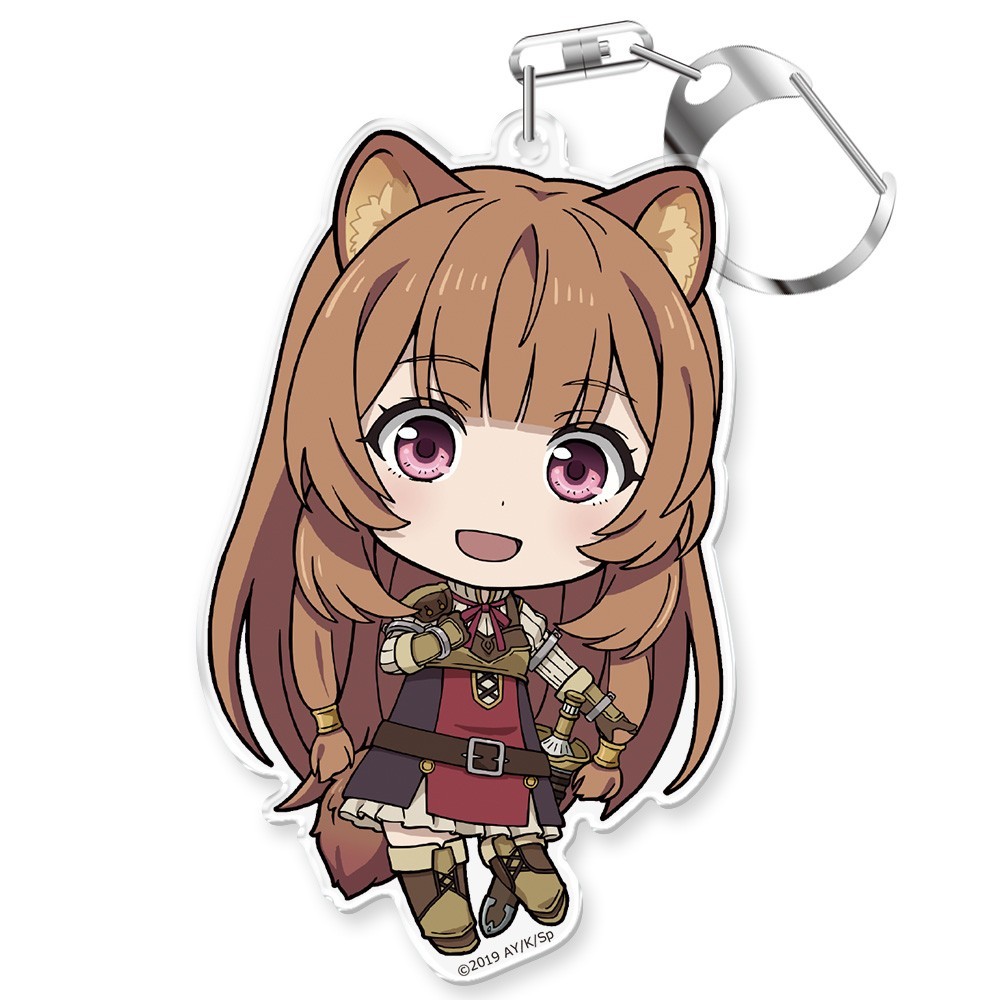 NEW The Rising Of The Shield Hero Raphtalia Acrylic Key Holder Official Japan
