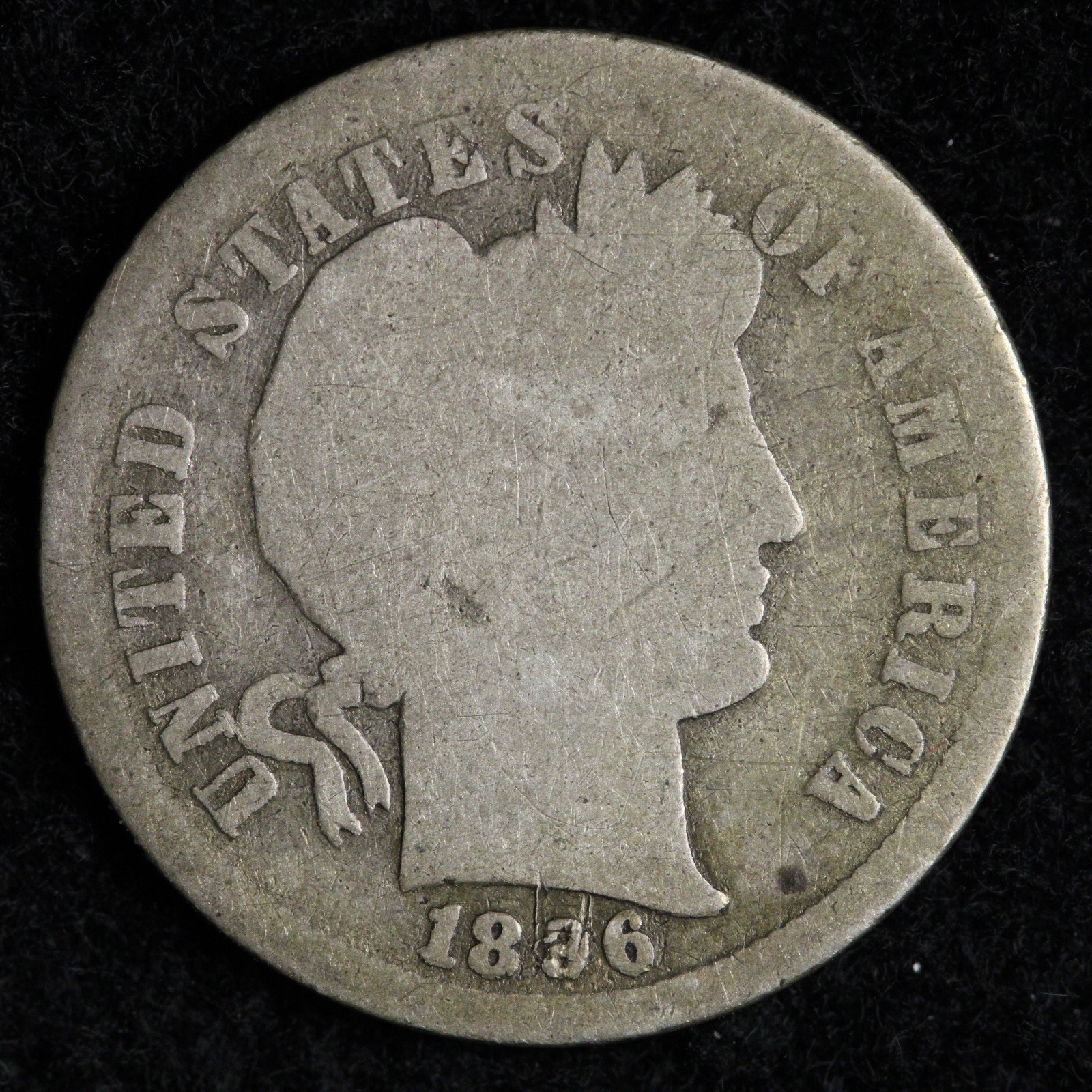 1896-S Barber Silver Dime GOOD E262 AUZMK