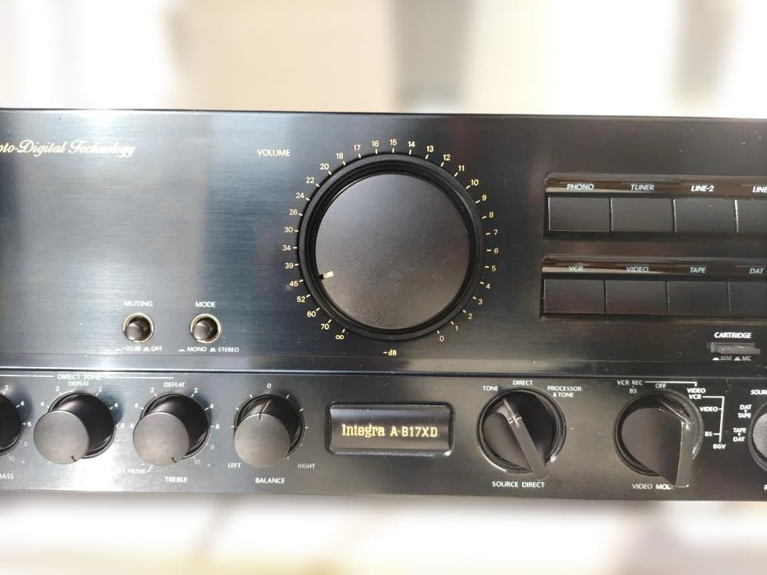 Onkyo Integra A-817xd Integrated Amplifier Vintage Stereo Amp Audio Receiver