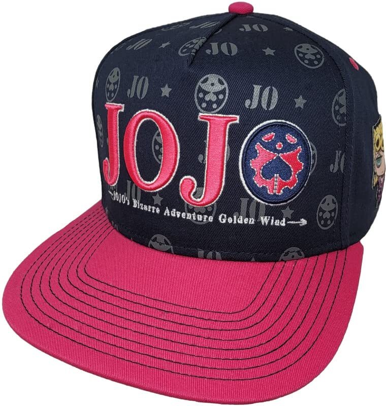 Ripple Junction JoJo's Bizarre Adventure Logo Patch Structured Adjustable Black
