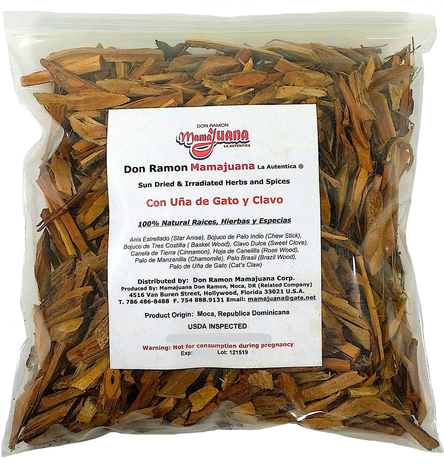 Mamajuana 10 Variety Aphrodisiac Extra Cinnamon & Raisins Mold Free Herbs!
